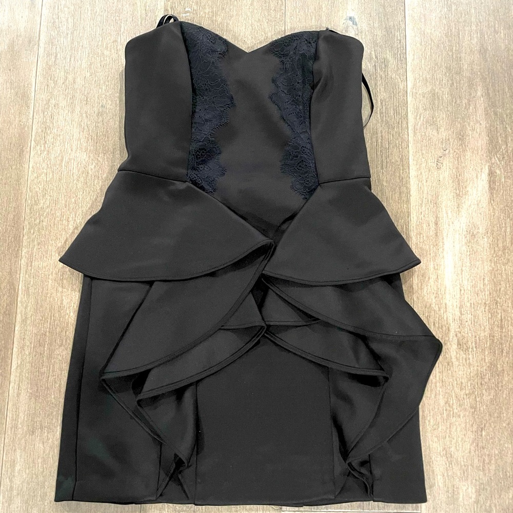 NWT BCBG Generation Black Dress XXS